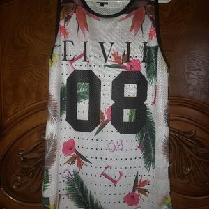 Civil Regime Mens Size Large long Tank Tee